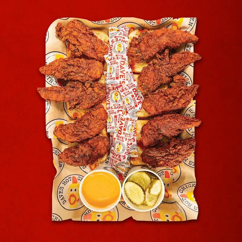 DAVE'S HOT CHICKEN MENU FEED A CROWD